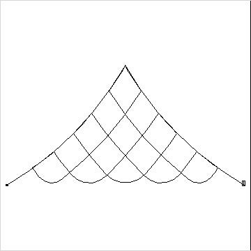 (image for) Curved Crosshatch Triangle 5-L04702* - Click Image to Close
